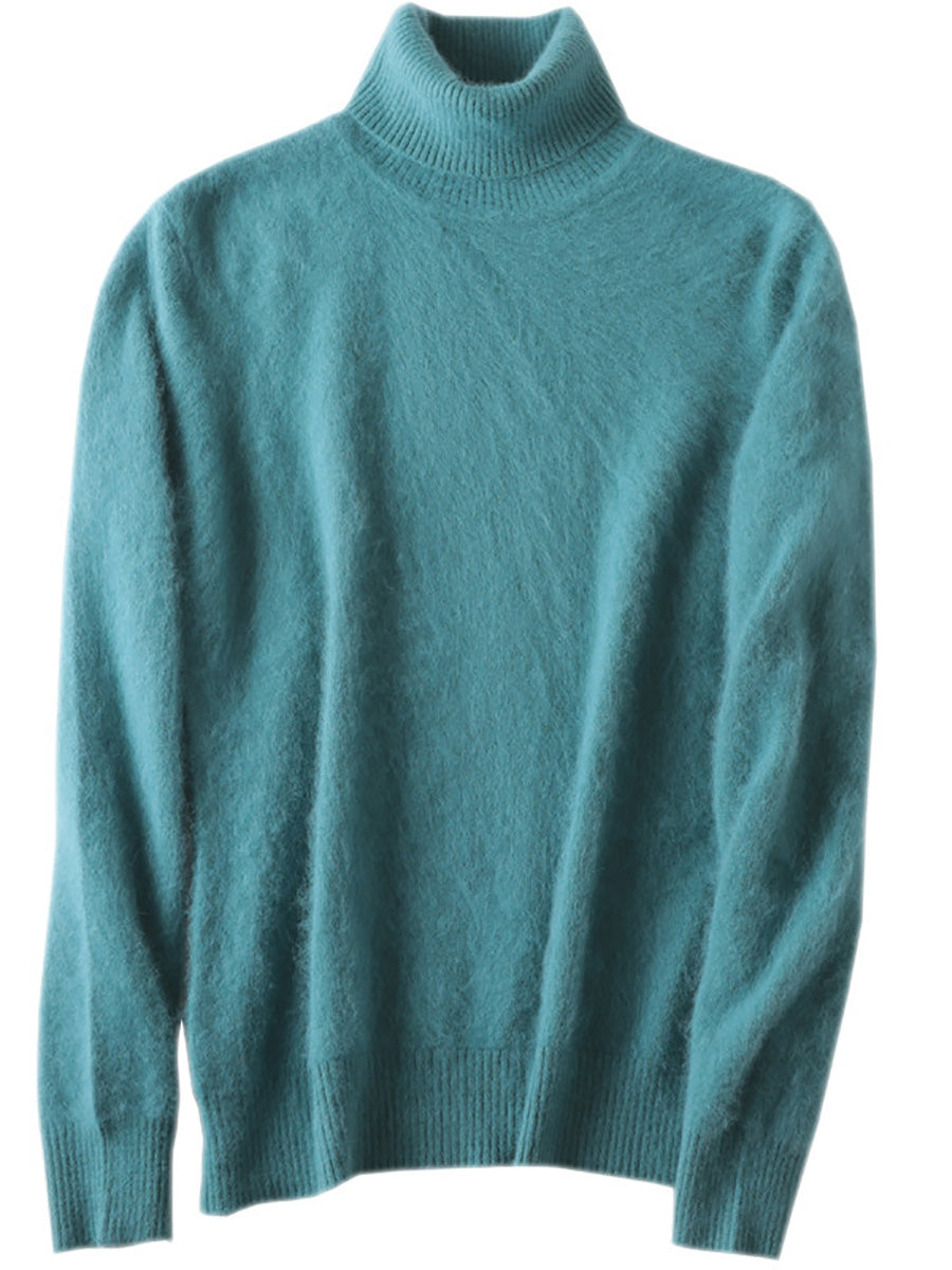 Autumn Turtleneck Soft Cashmere Sweater Ak1029