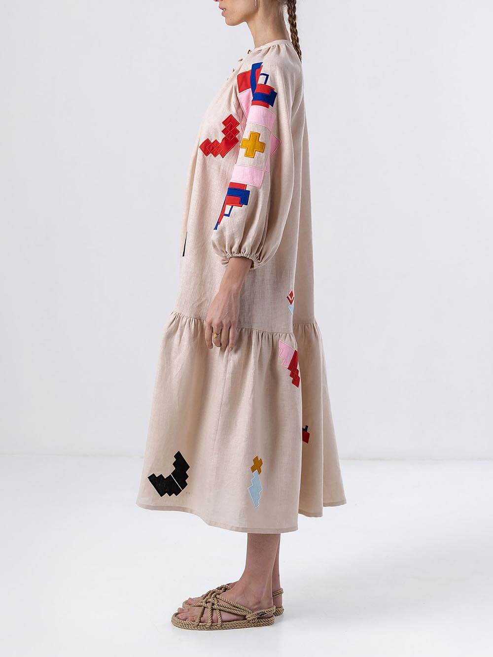 Unique Printed Lightweight Maxi Dress