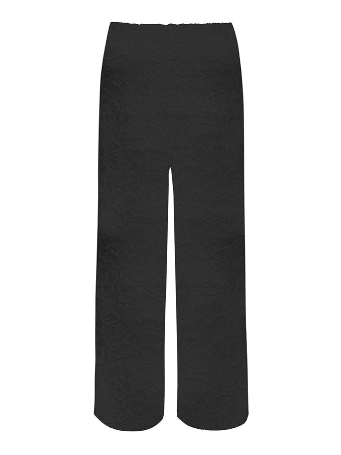 Black One Piece Swimsuit and Lace Pants