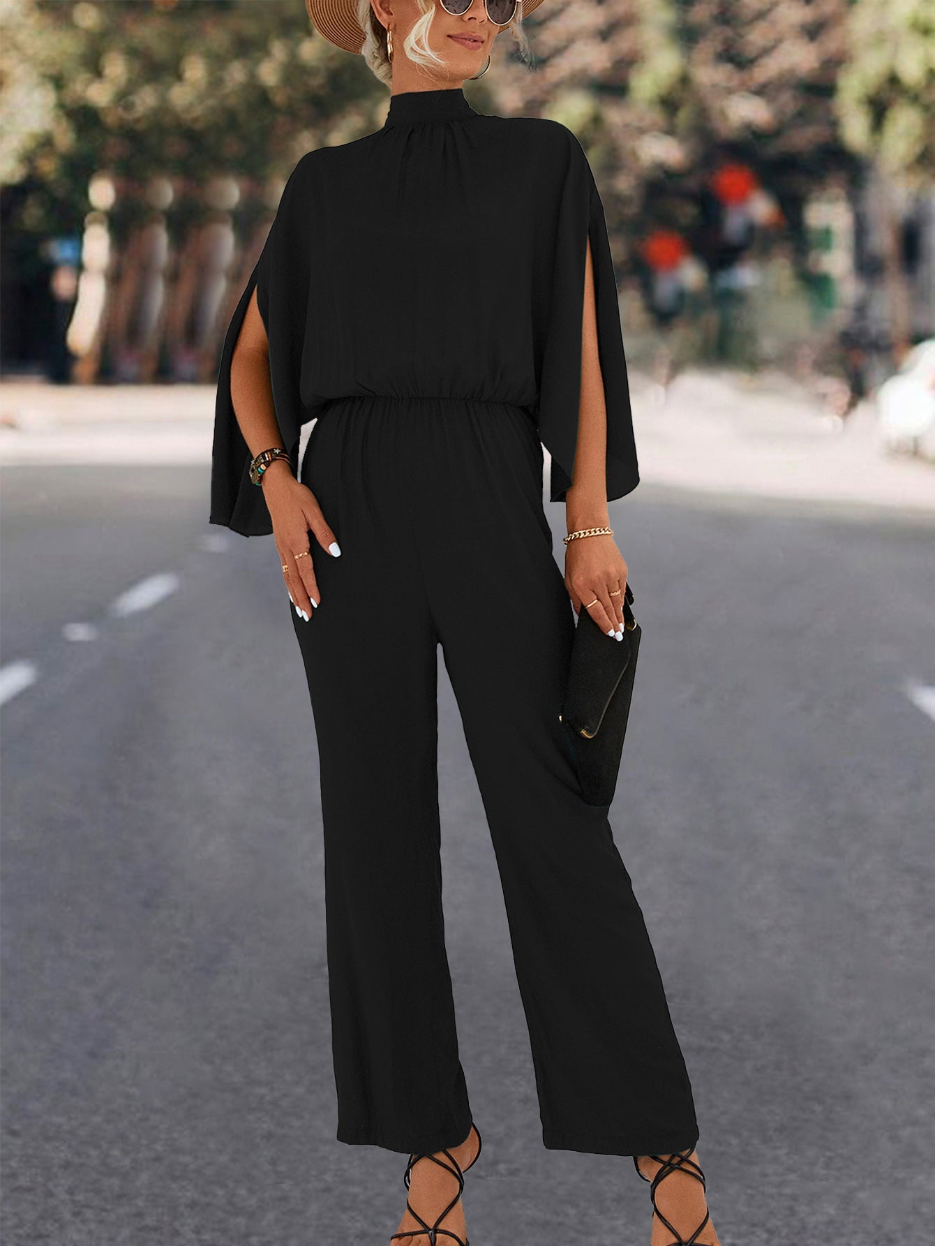Clothing Popular Turtleneck Jumpsuit