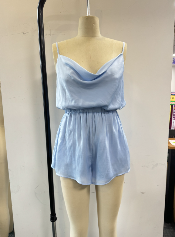 Blue Rompers