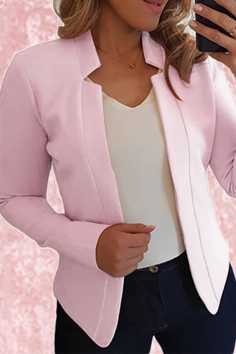 Patchwork Cardigan Collar Outerwear(6 Colors)