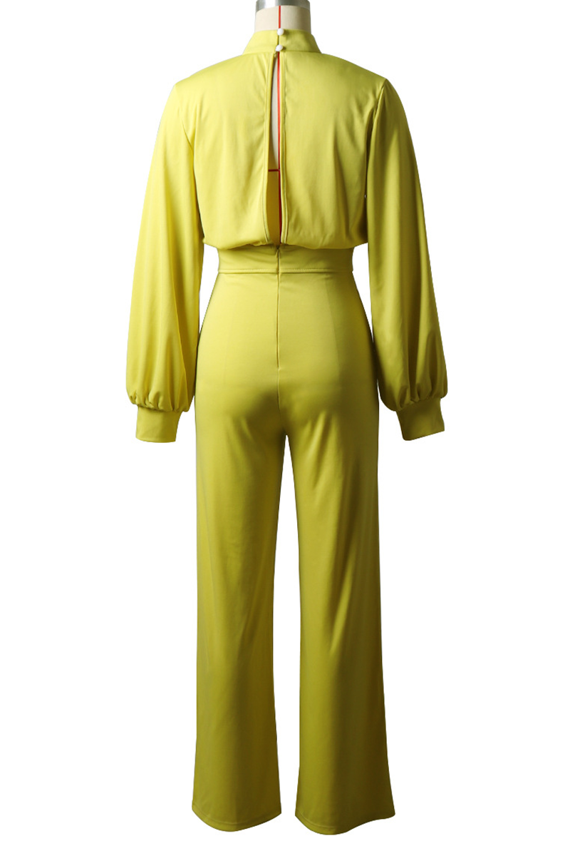 Half a Turtleneck Straight Jumpsuits(3 Colors)