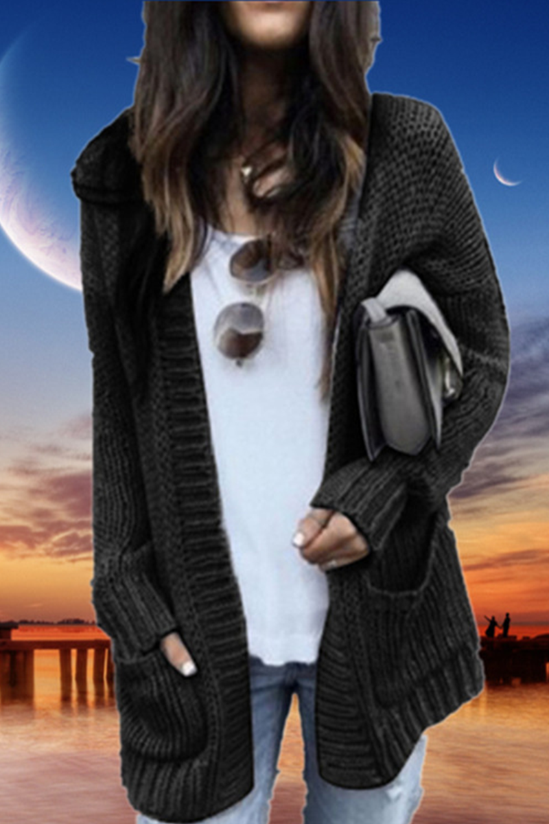 Patchwork Cardigan Collar Tops(5 Colors)