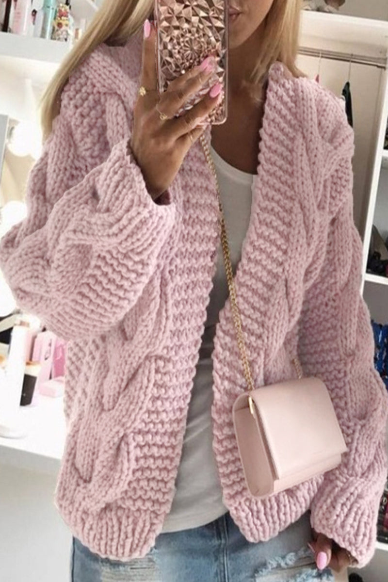 Color V Neck Sweaters(5 Colors)