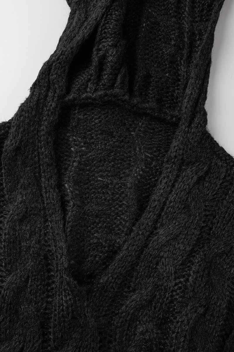 Street Patchwork Hooded Collar Sweaters(16 Colors)