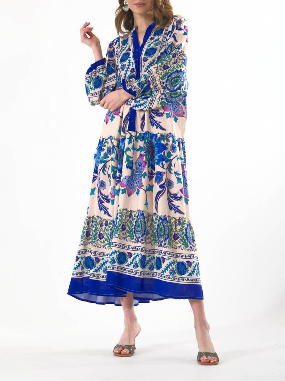 The Bloom-long Sleeve Maxi Dress