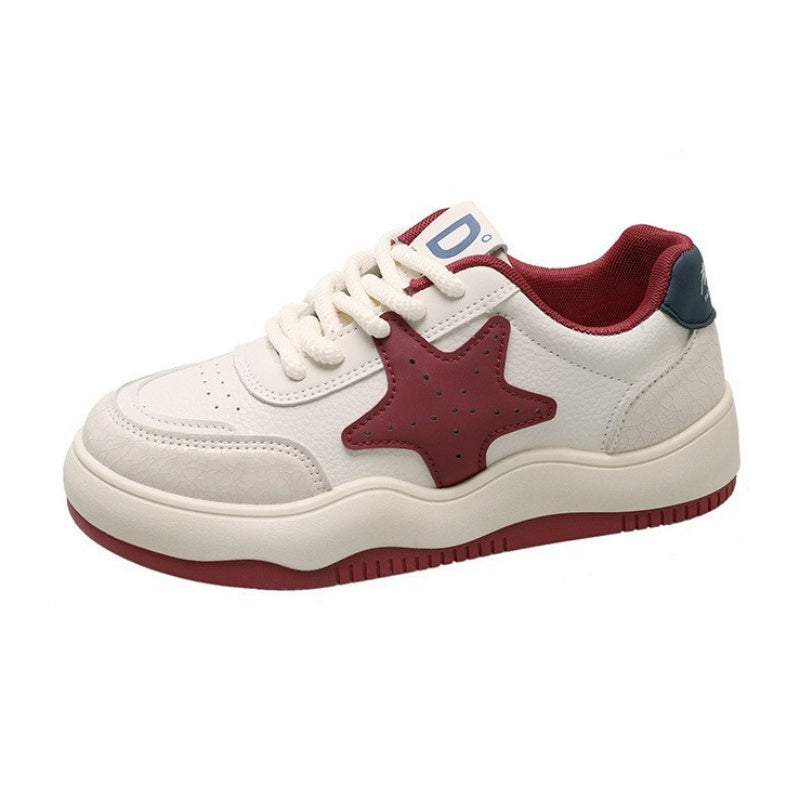 Patchwork Contrast Round Out Door Shoes