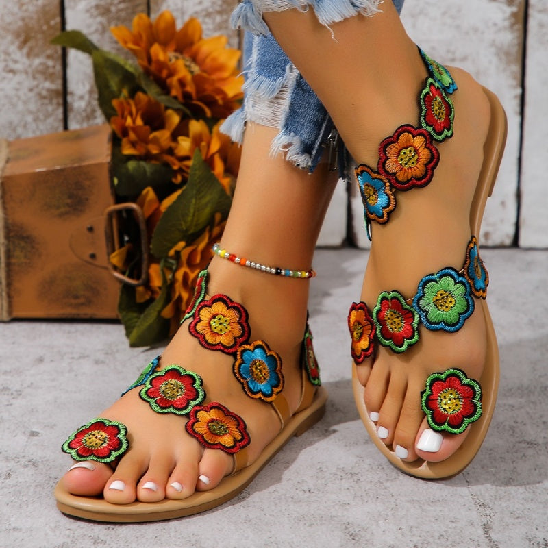 Patchwork Round Comfortable Shoes