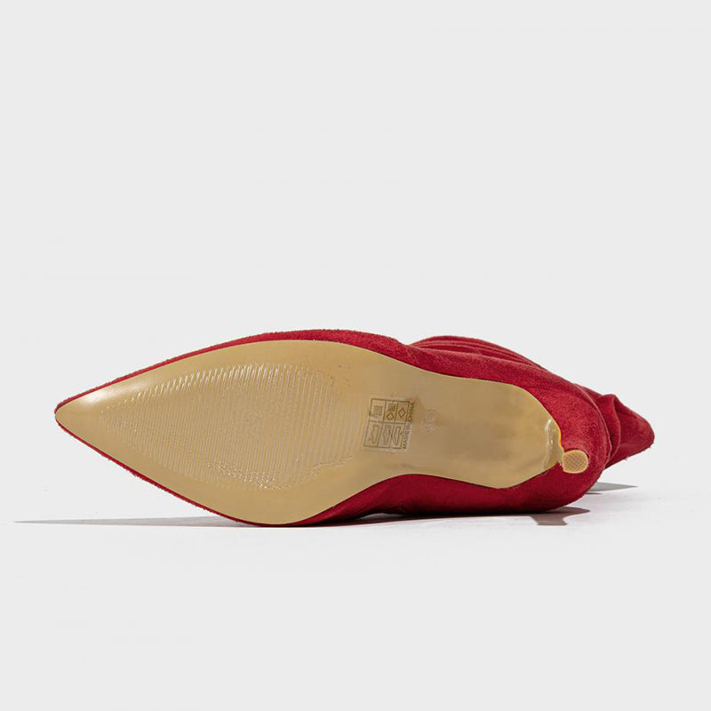 Pointed Out Door Shoes (heel Height 3.34in)(3 Colors)