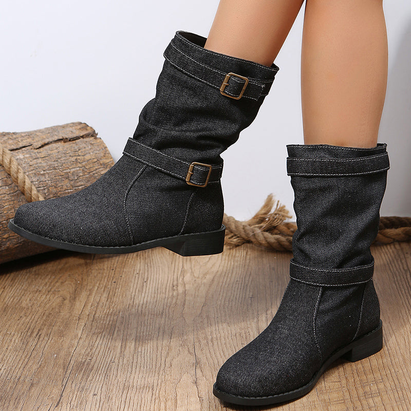 Patchwork Round Comfortable Out Door Shoes