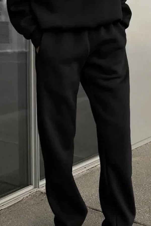 Sweatshirt and Trousers Two-piece Suit