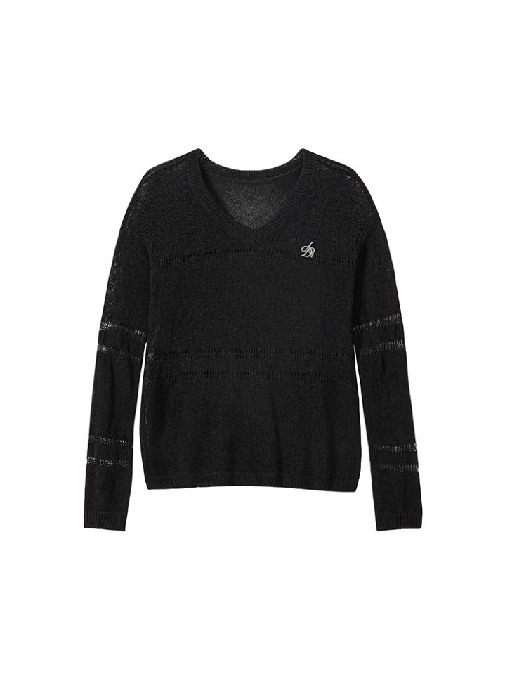 Airy Breeze V-neck Sweater
