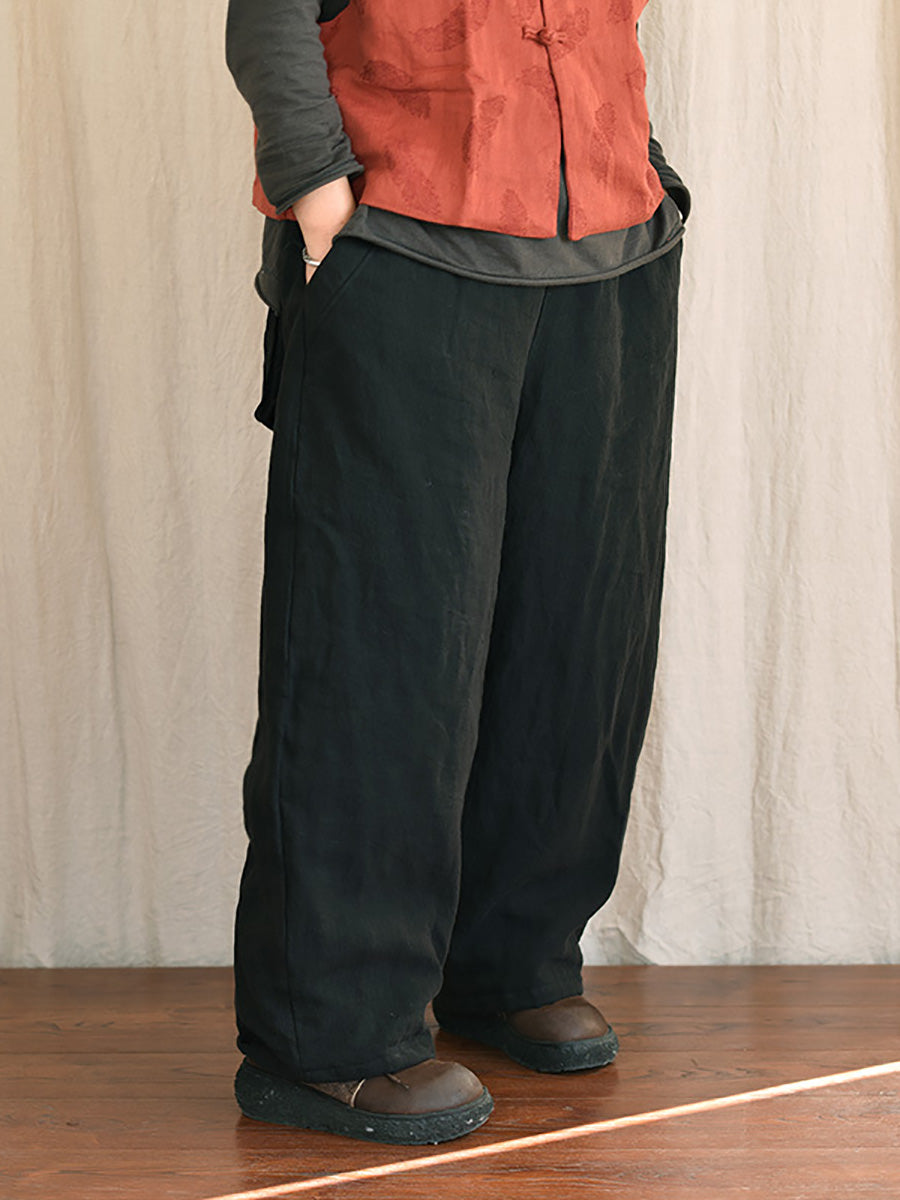 Winter Rero Linen Pocket Harem Pants At1096