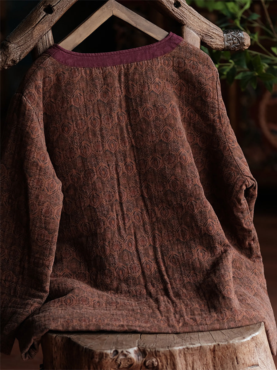Autumn 100%cotton Short Padded Coat Ai1061