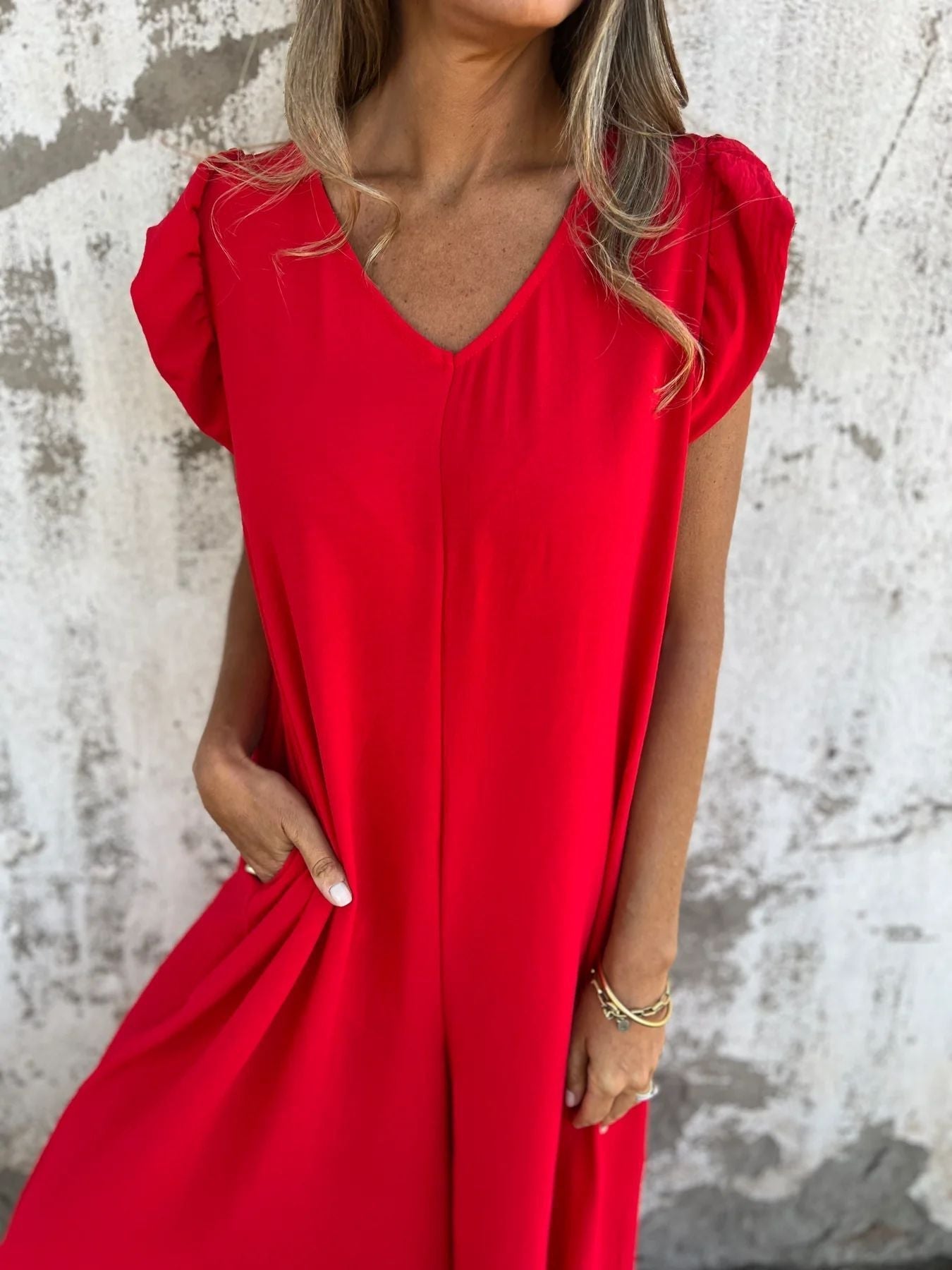 Leopard Print V-neck Jumpsuit With Front Pockets
