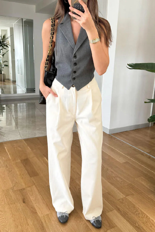 Lasel Vest \u0026 Pants Two-piece Set