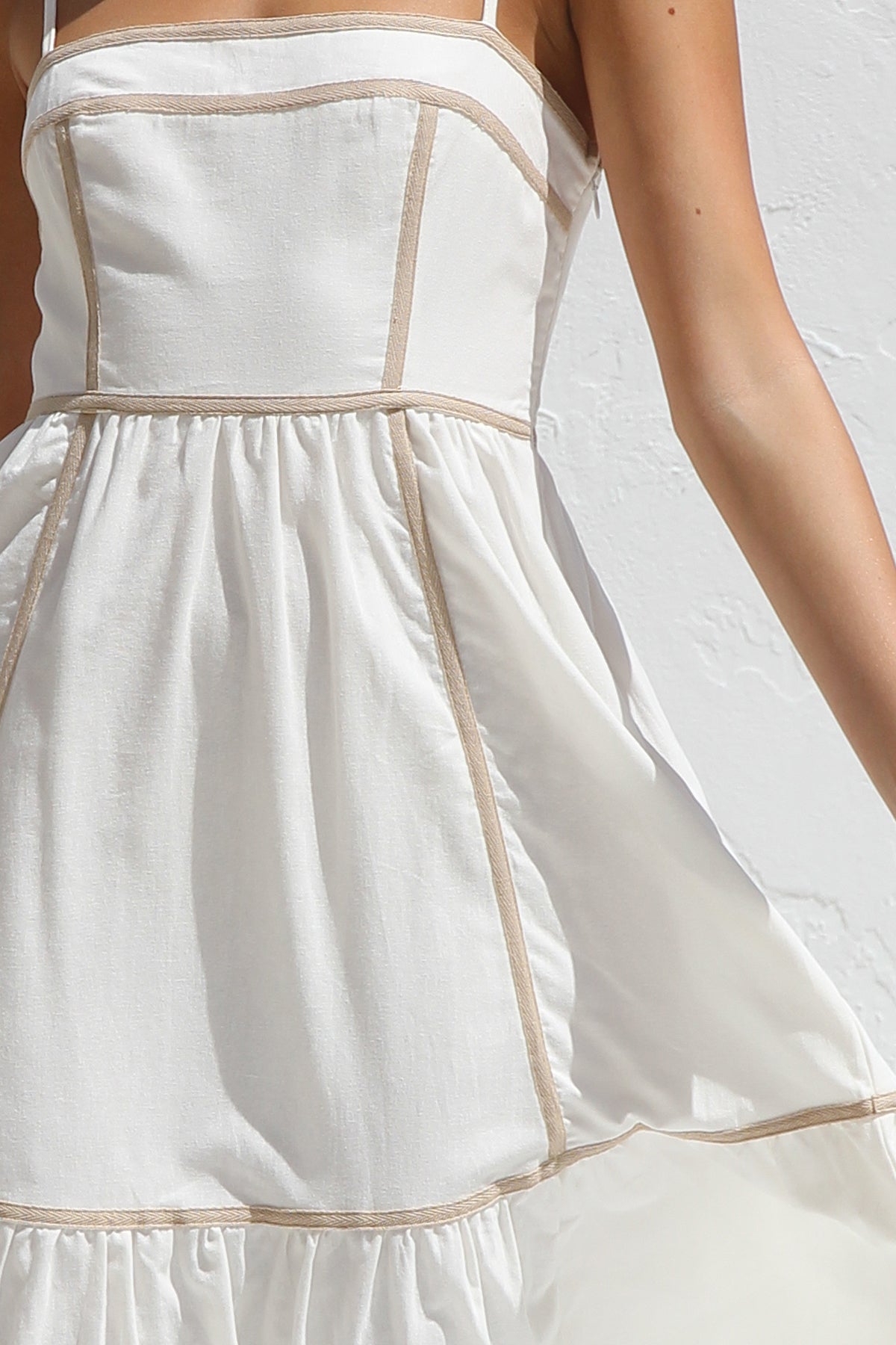 Quincy Dress White