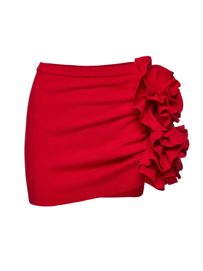 3d Flower One Piece Swimsuit and Skirt