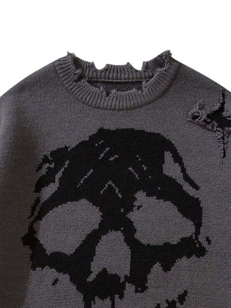Halloween Ripped Sweater