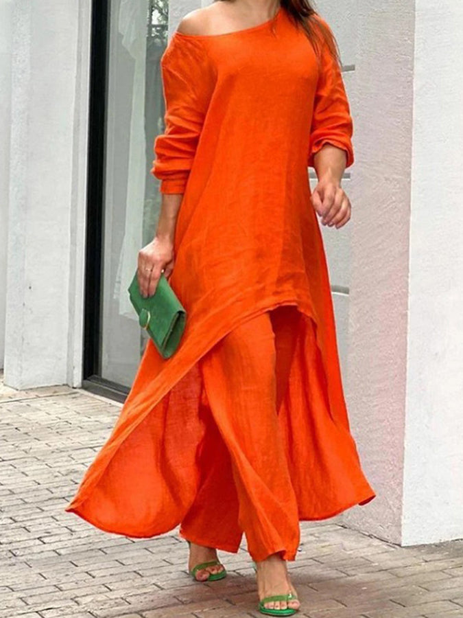 Long Sleeves Shirt and Pants Sets