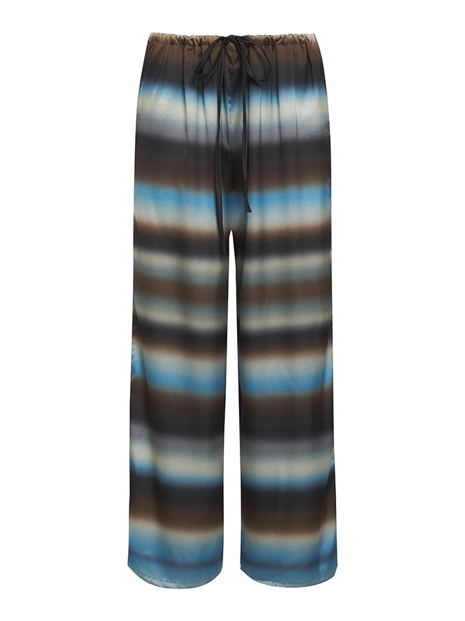 Stripes Bikini and Pants Cover-up