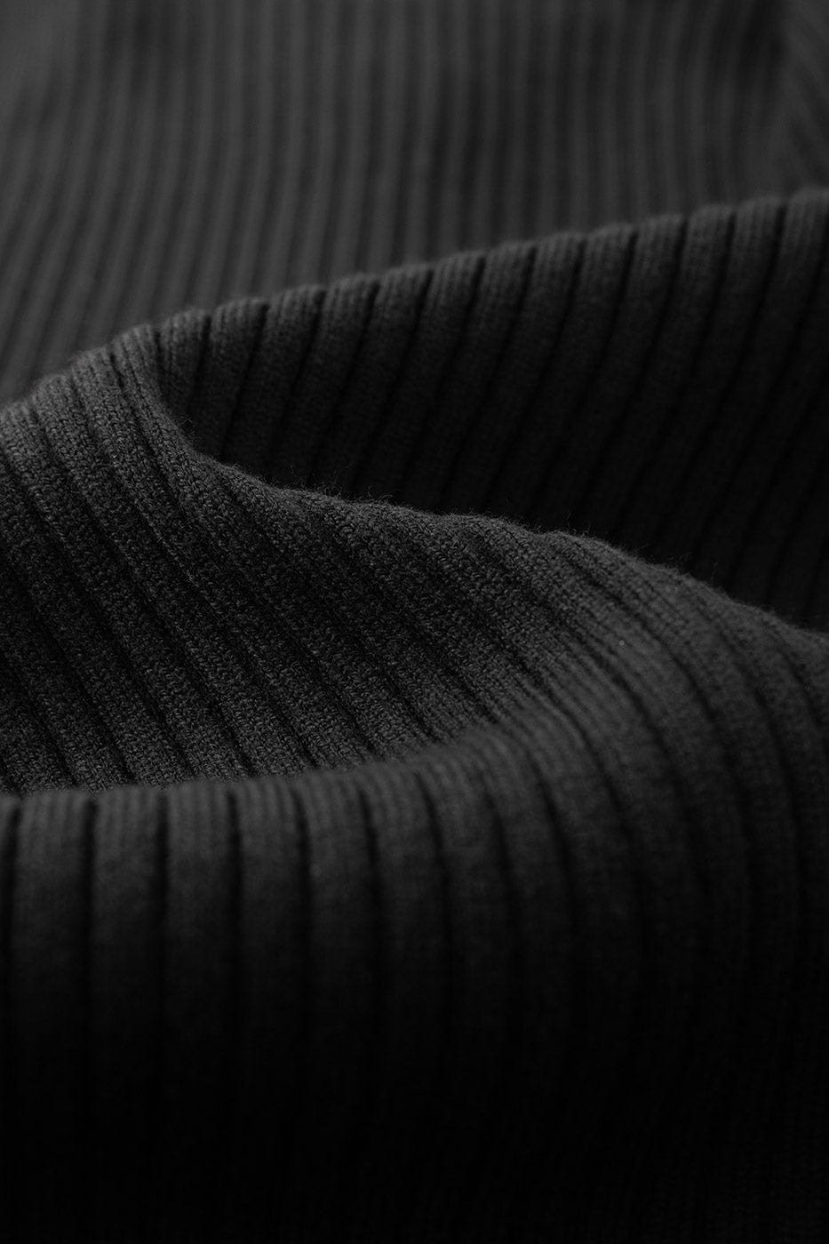 Ribbed Zip-up Hoodie Sweater