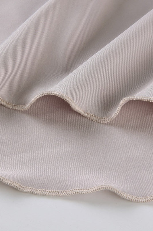Low-waist Ruched Asymmetrical Skirt