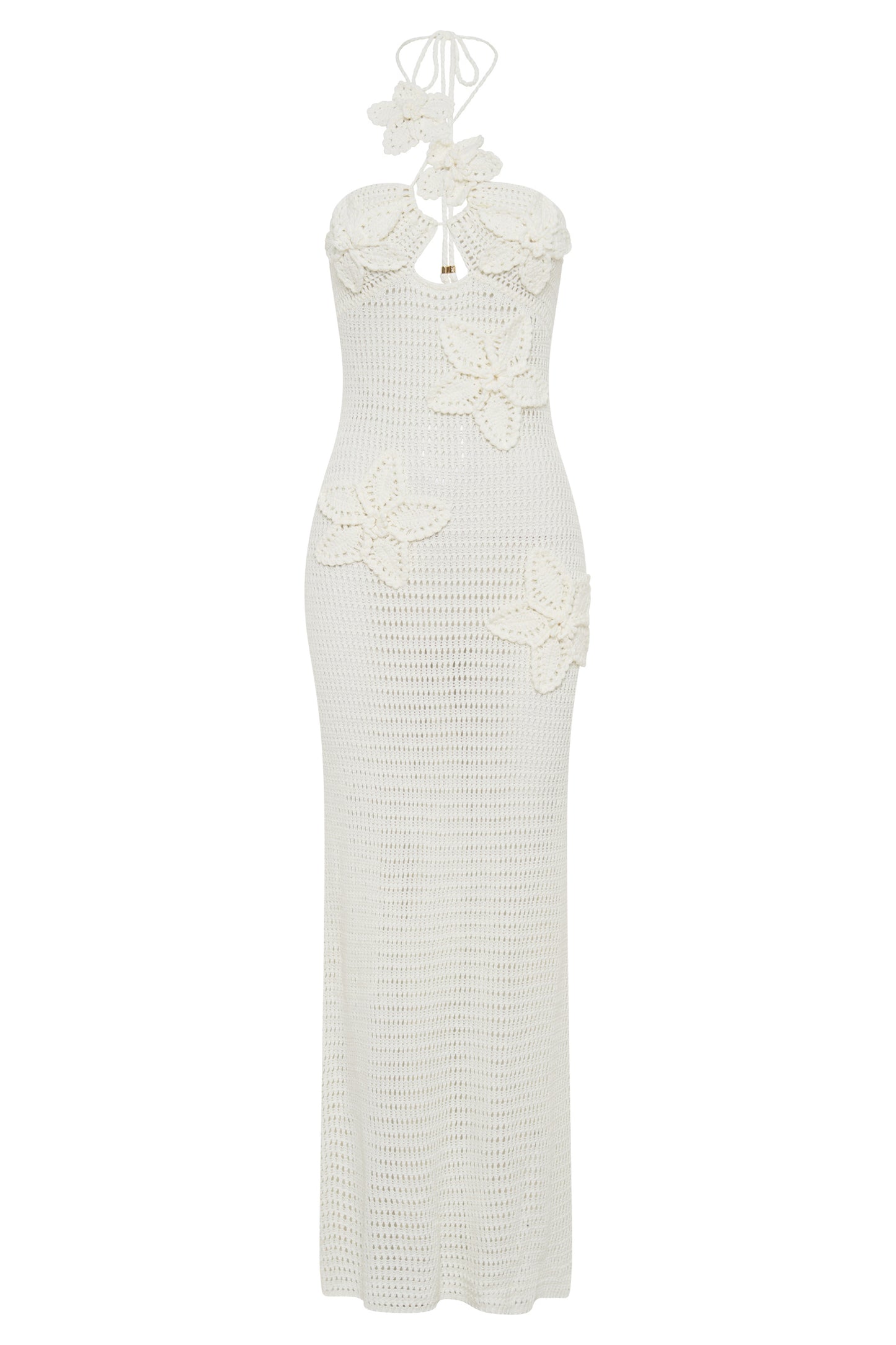 Beverly Appliqué Crochet Maxi Dress