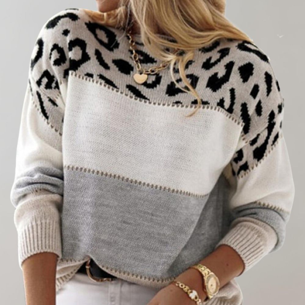 Karmi - Leopard Look Lounge Sweater