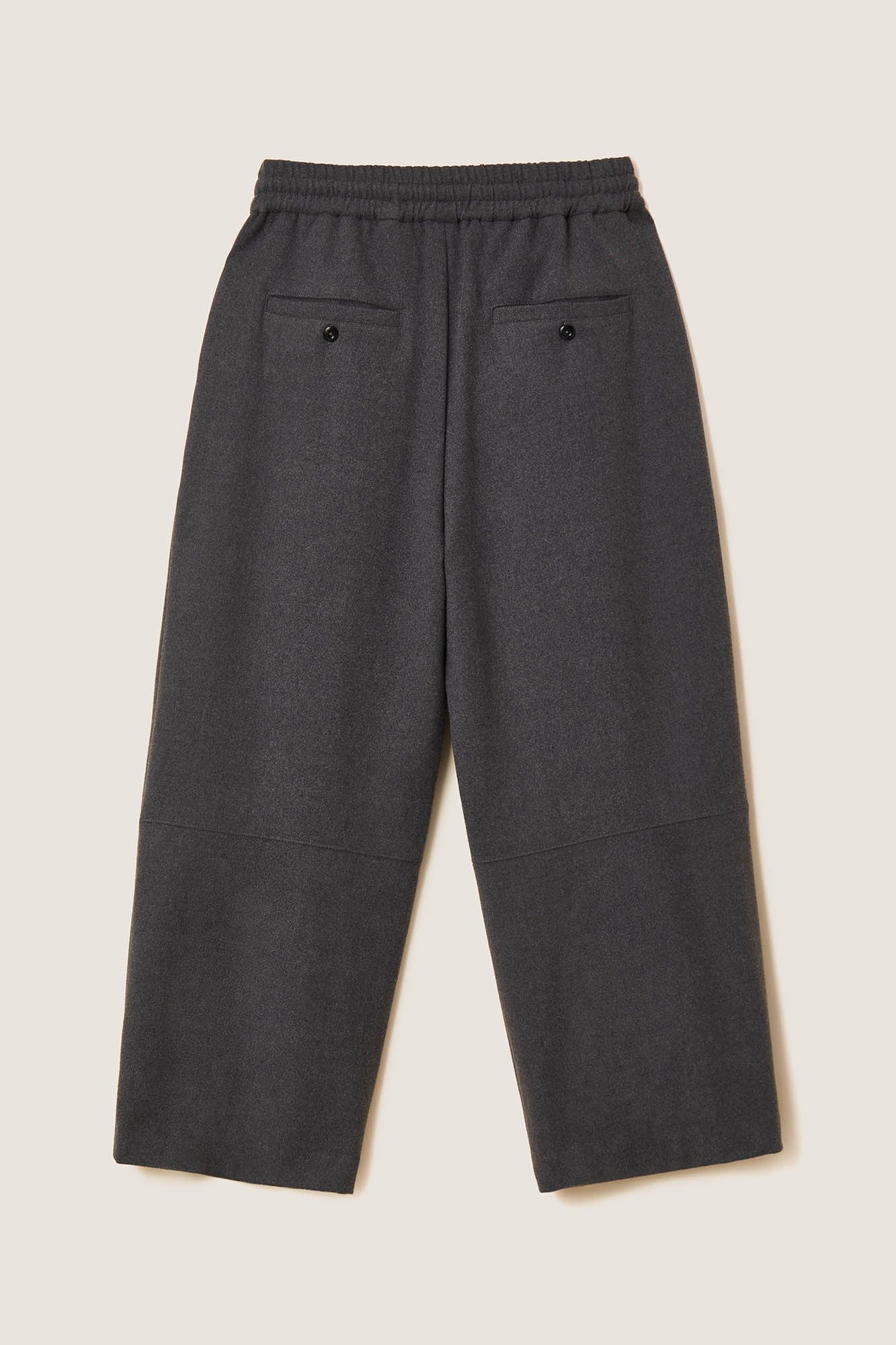 Drawstring Waist Wide-leg Pants