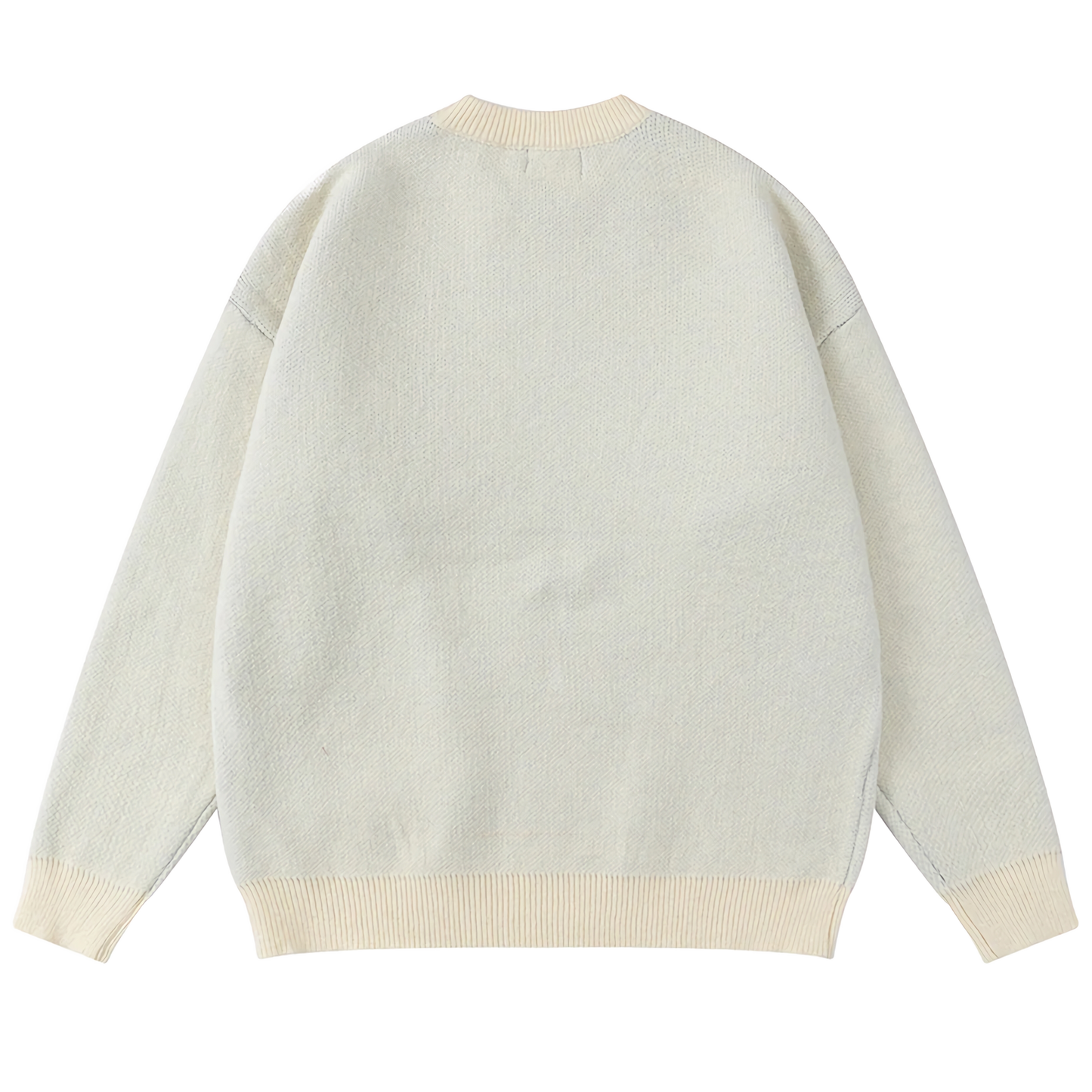 Fringe Accent Varsity Sweater