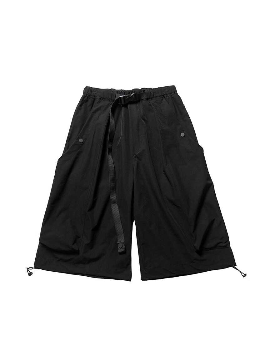 Black Elastic Waist Crop Pants Yt010