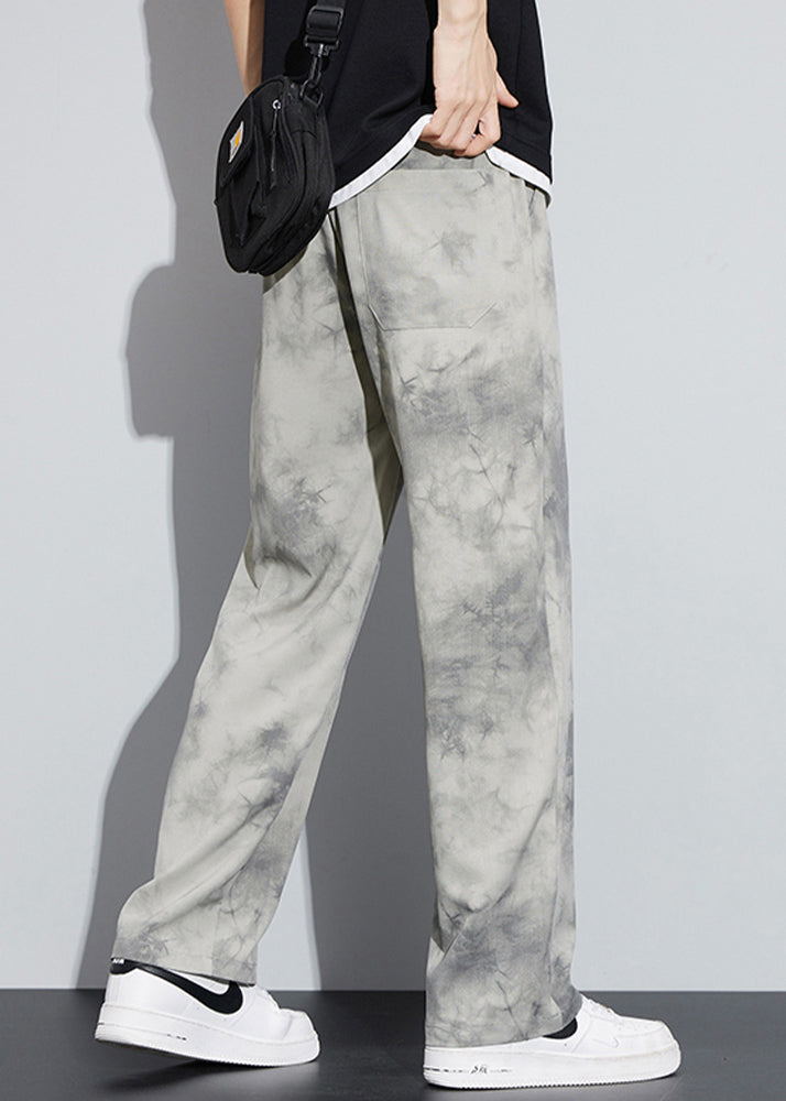 Khaki Pocketsprint Ice Silk Pants Summer Yt037