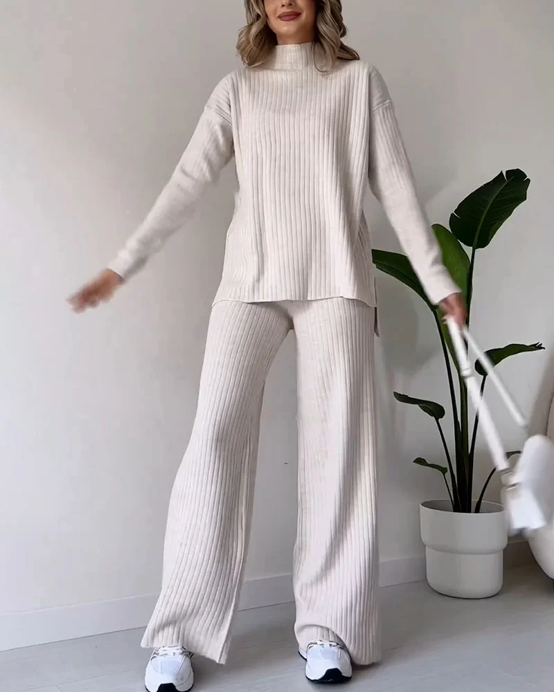 Slit Two-piece Set