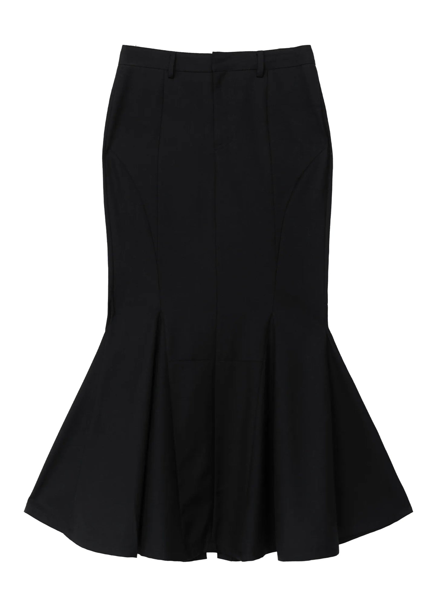 Loose Fishtail Maxi Skirt