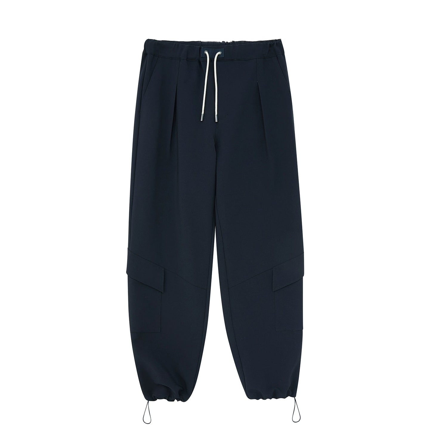 Draping Drawstring Cargo Pants
