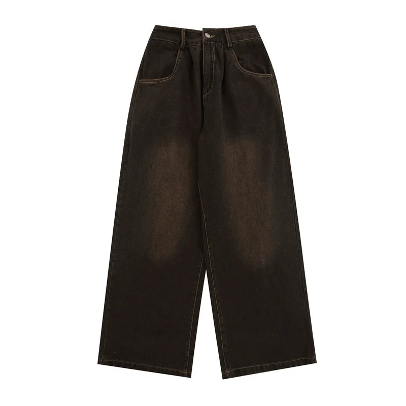 Denim Wide Leg Pants