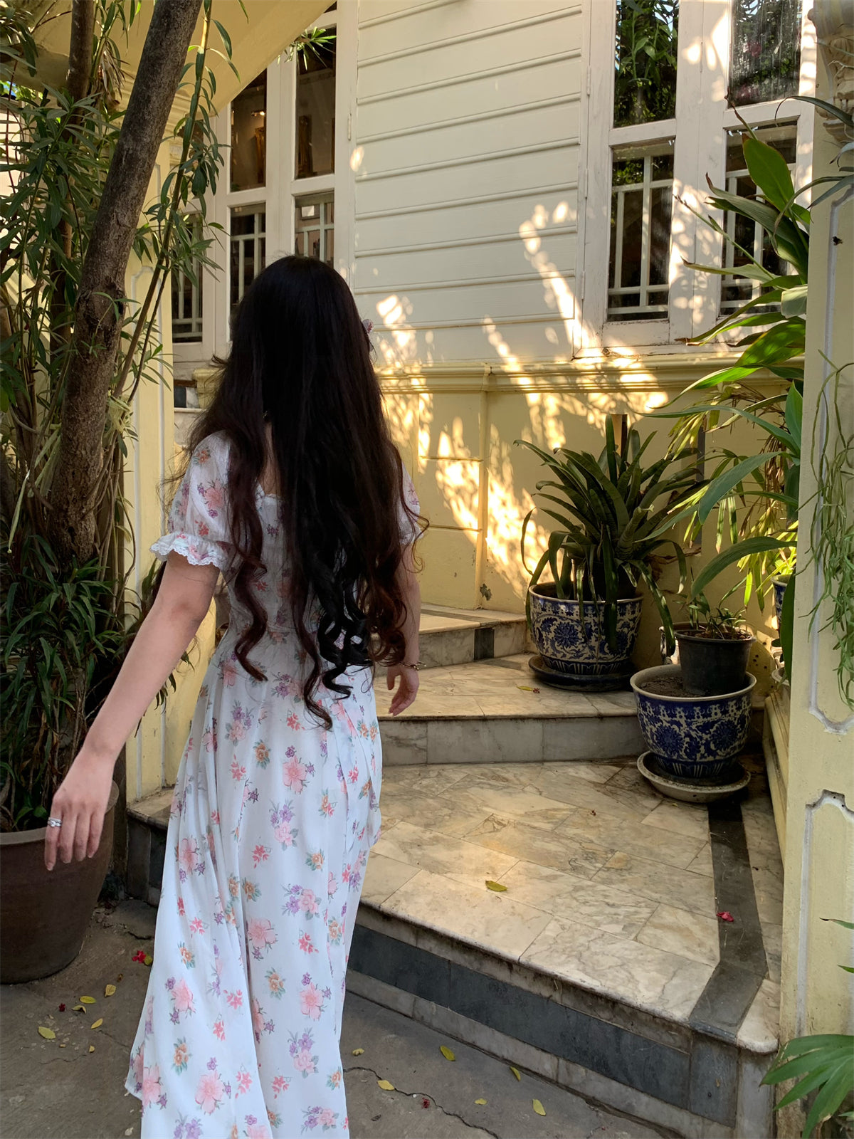 Magnolia Scent Embroidered Maxi Dress Graceful Edition
