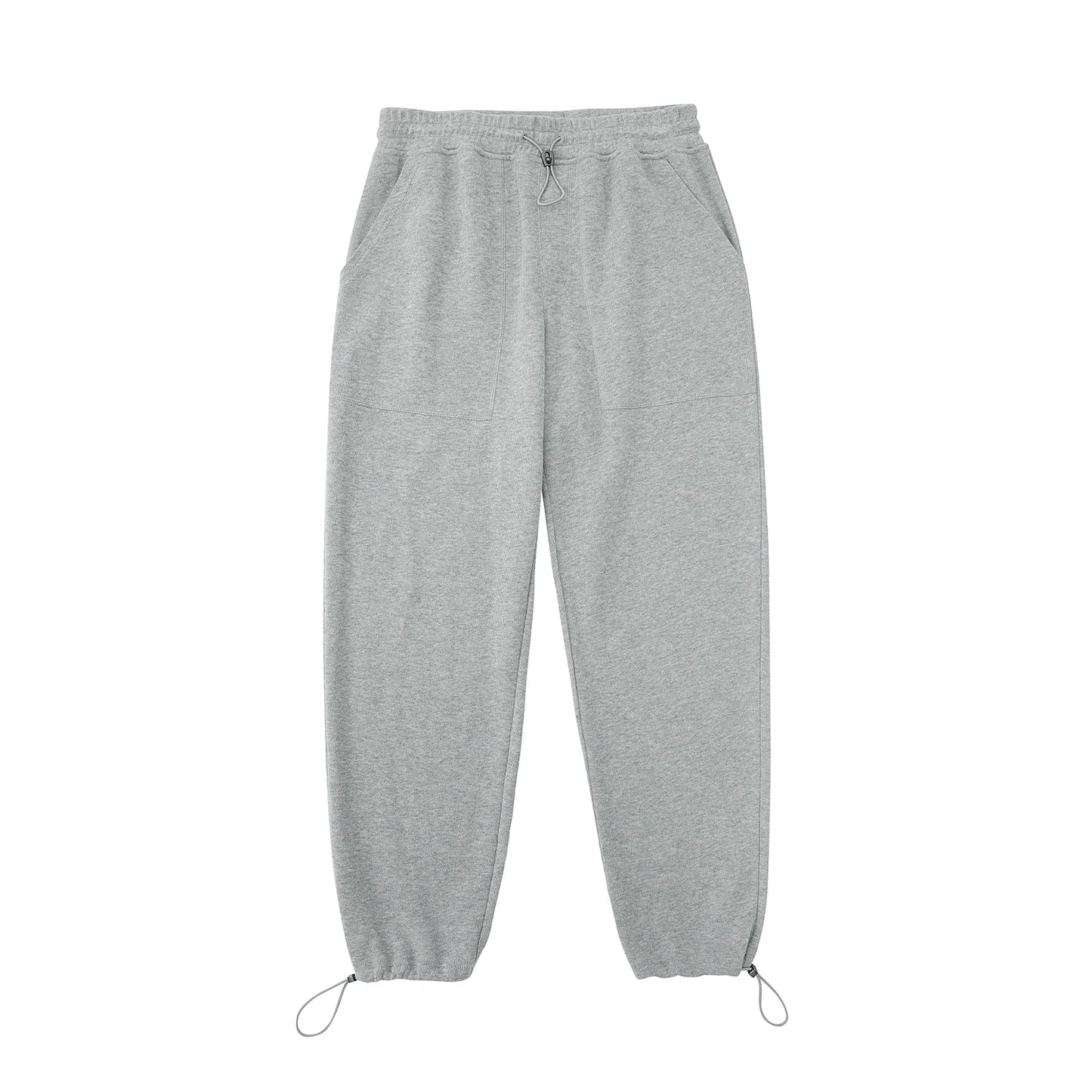 Drawstring Wide-leg Athletic Pants