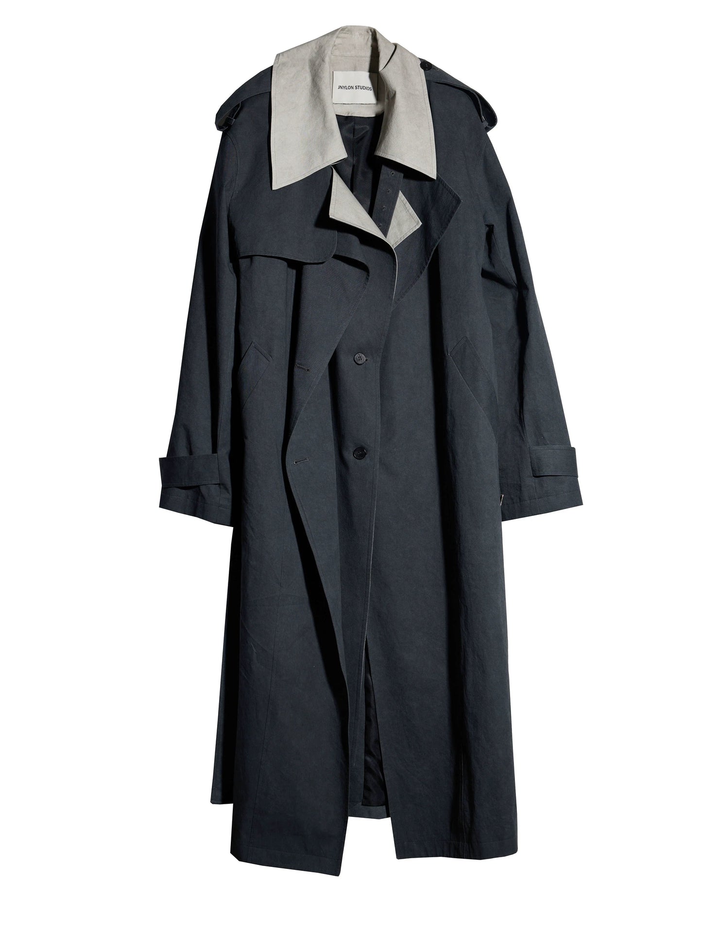 Two-tone Oversized Trench Coat