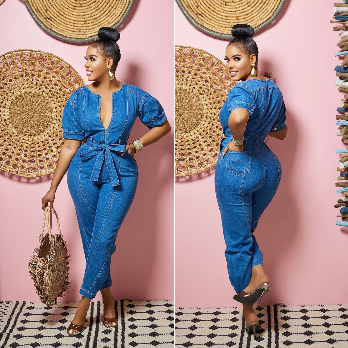 Jumpsuit Blue Washed Jumpsuit