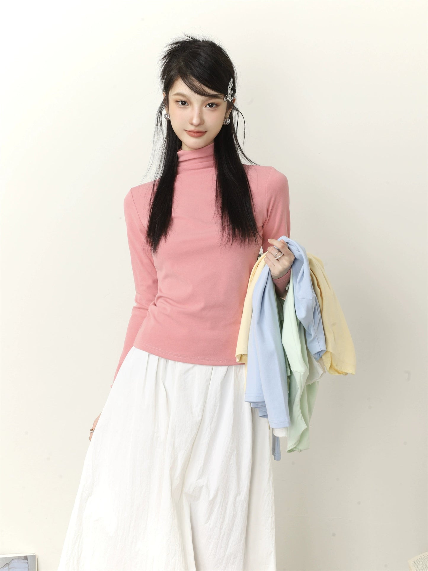 Round Neck Long Sleeve T-shirt