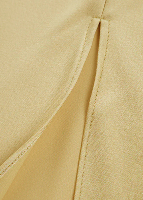 Golden Hour - Satin One-shoulder Backless Maxi Dress