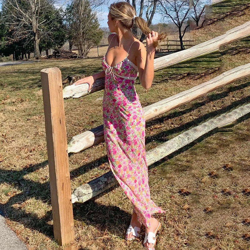 Inez Print Maxi Dress
