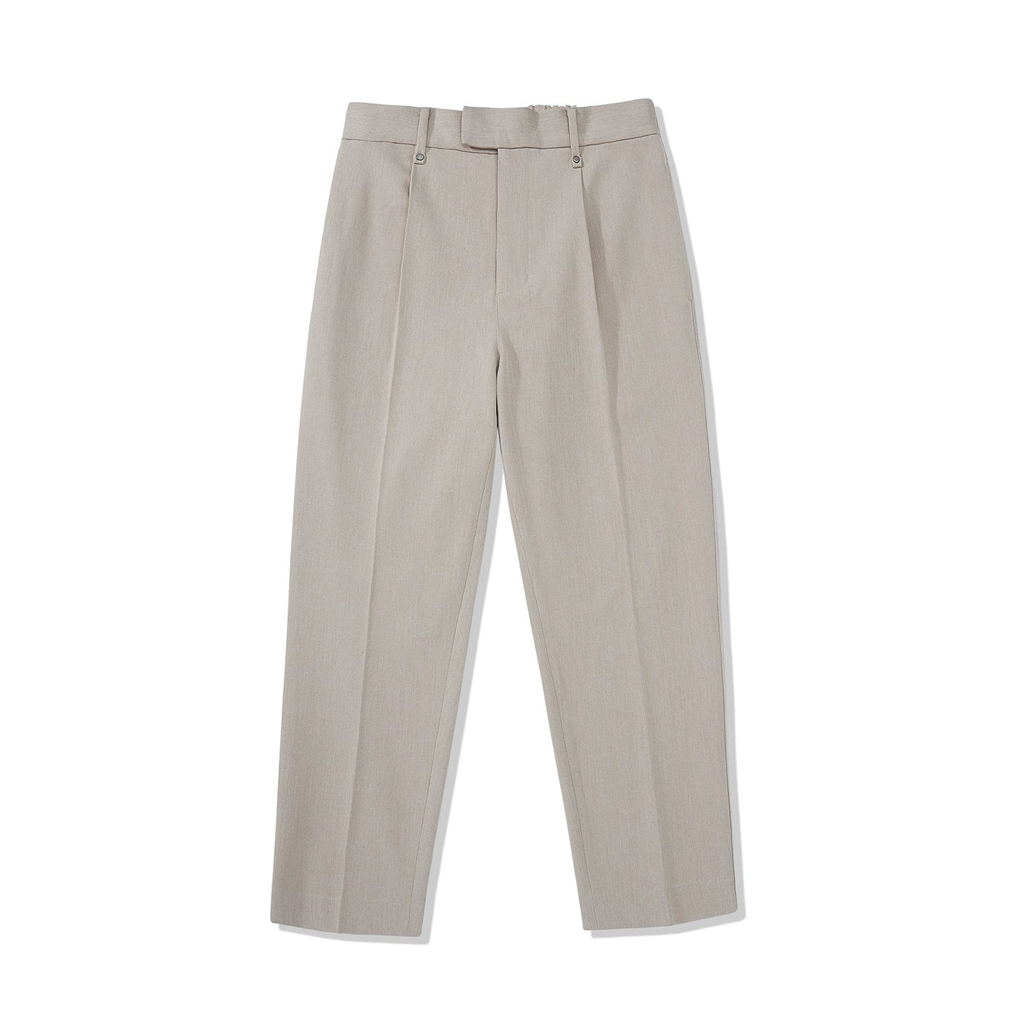 Elastic Waist Wide-leg Cropped Pants