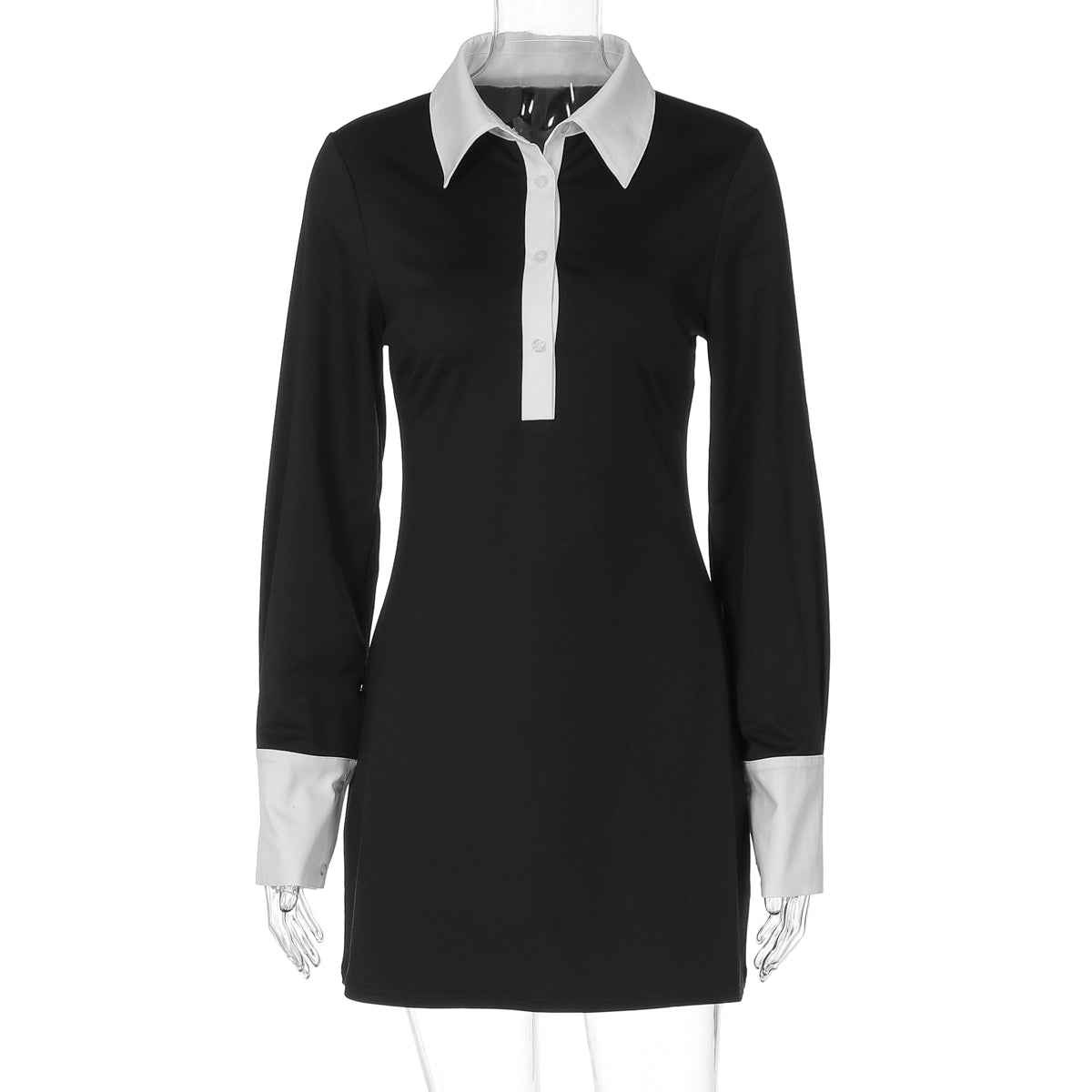 Lachlan Polo Collar A-line Dress