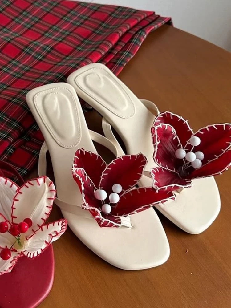 Emori Kitten Heel Sandals