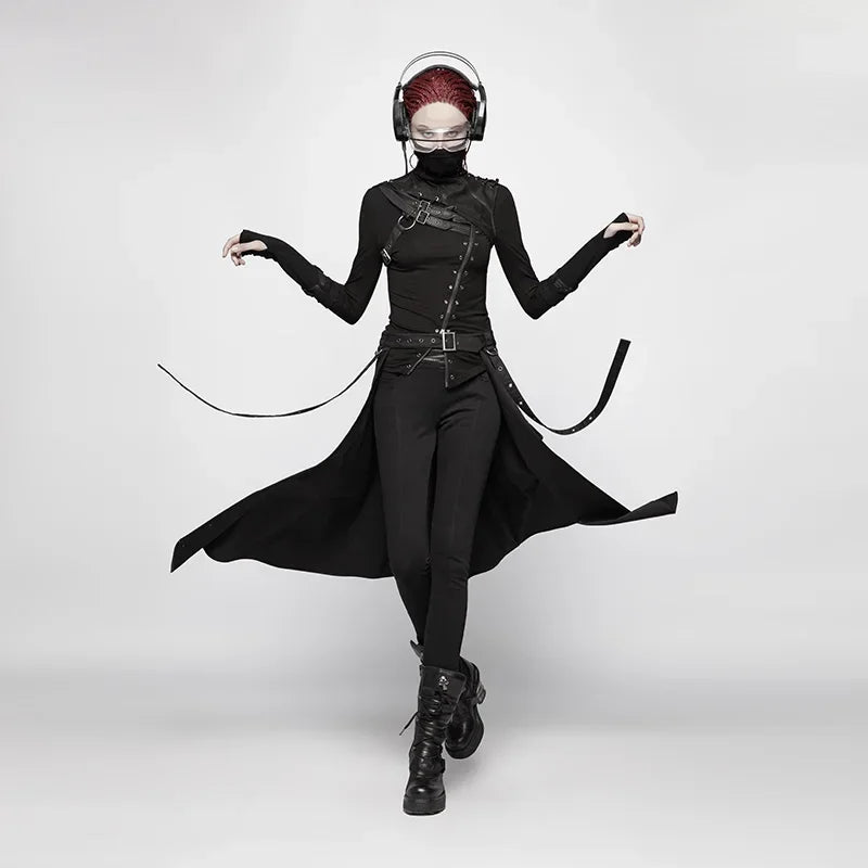 Daily Post Apocalyptic Black Half Stage Perform Personality Harajuku Skirt