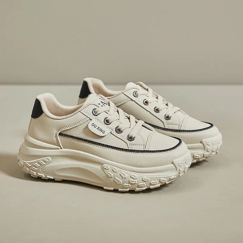 Platform Shoes for Outdoor Jogging Sneakers Designer Brand Woman Walking Trainers Wedges Chunky Hiking Footwear